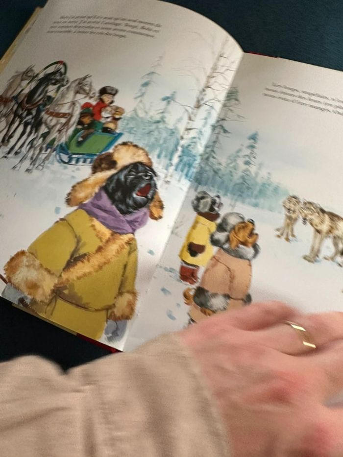 Livre album bd Pierre Probst collector relié rouge Caroline en Russie - photo numéro 9