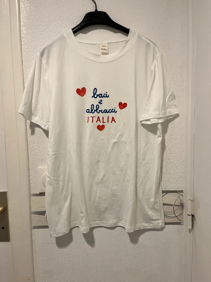 Tee shirt inscription en italien