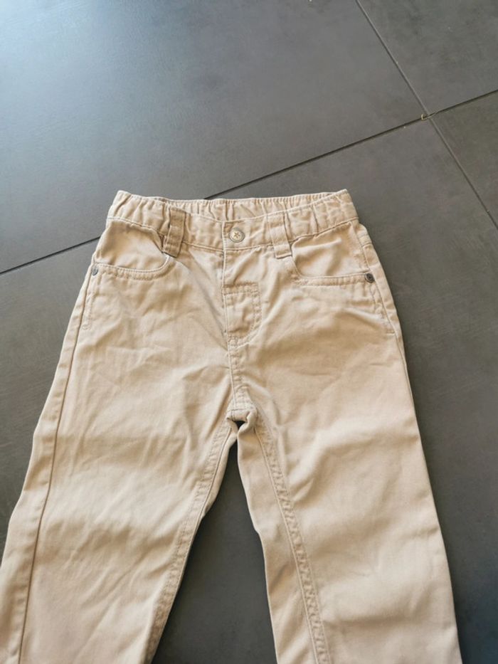 Jean beige grain de blé 18 mois - photo numéro 2