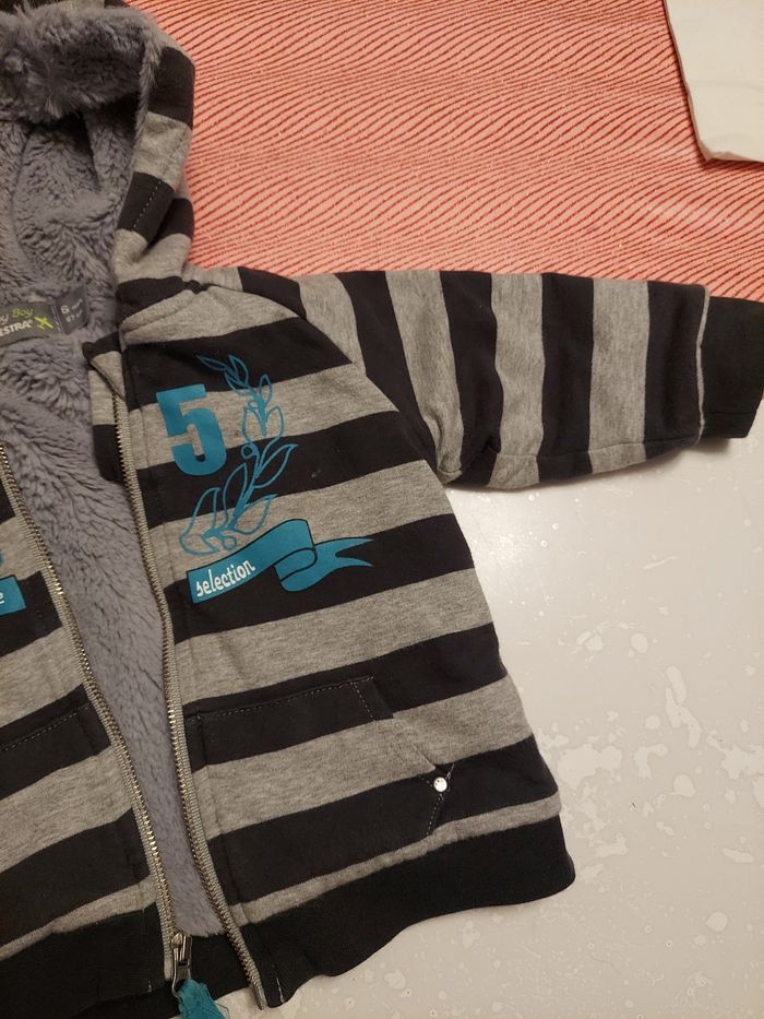 Sweat veste fourré 6mois orchestra - photo numéro 5