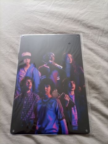 Plaque métal stranger things
