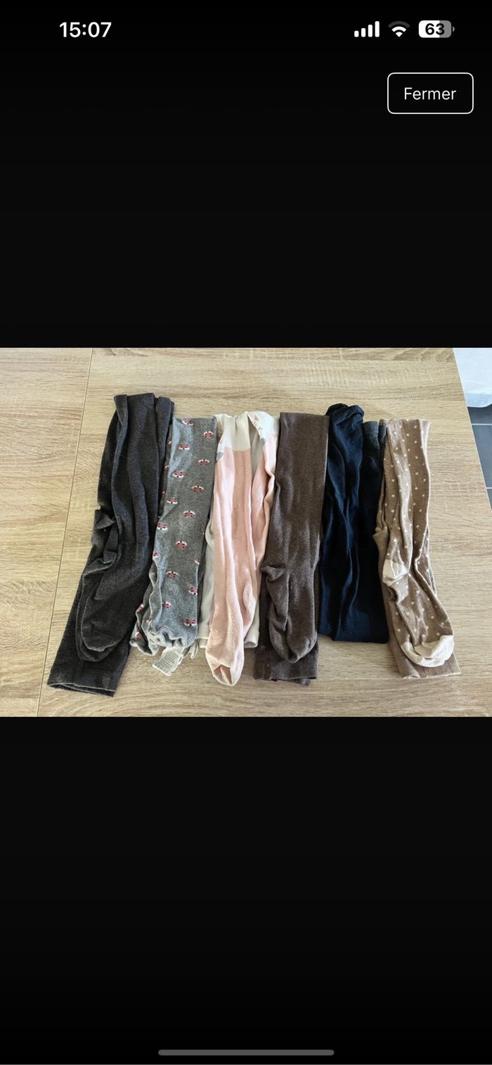 Lots de bas collants chaud