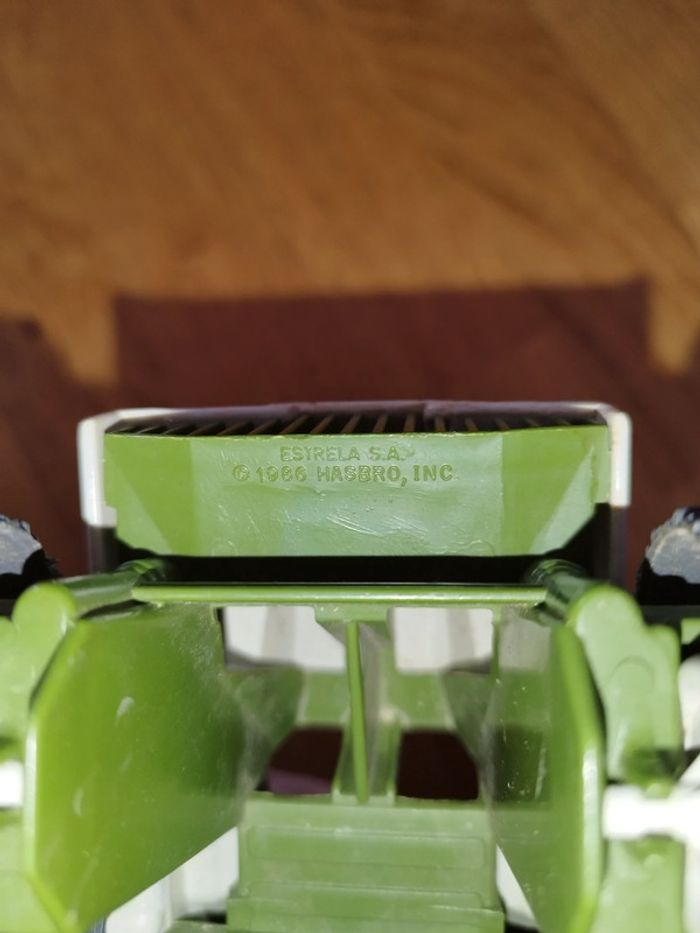 GI Joe 1986 SGT Slaughter Triple-T TANK Vehicle Part Estrela Action Force Figure - photo numéro 2