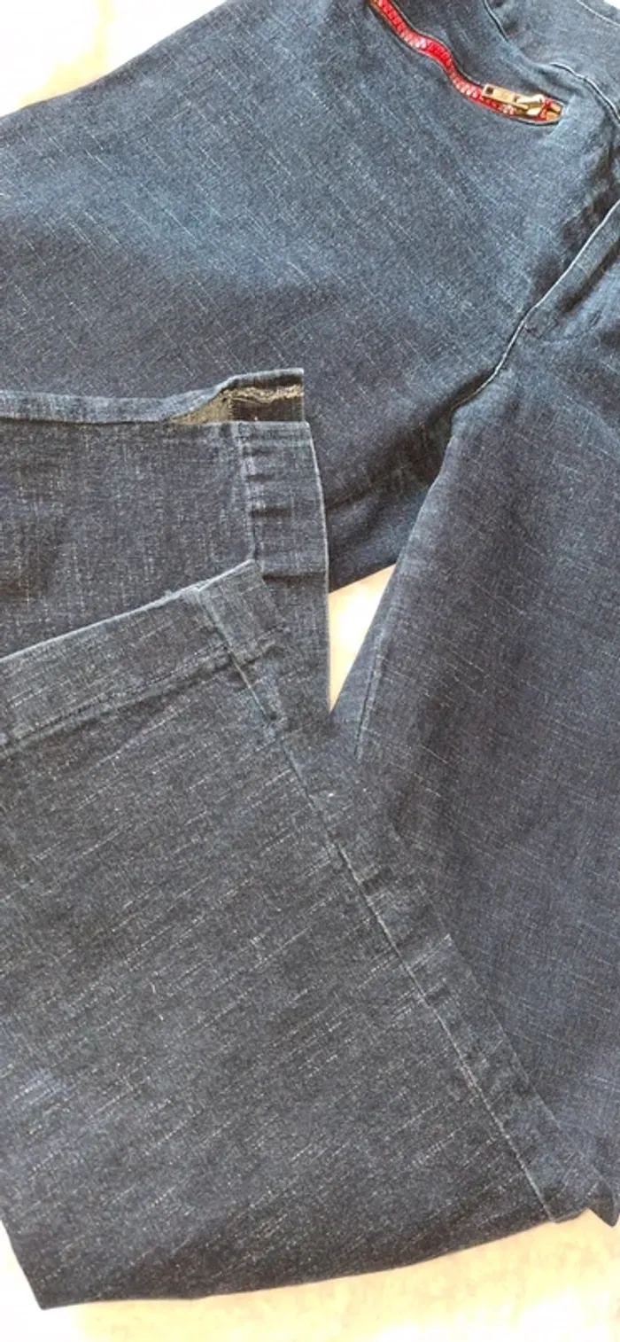Ensemble jeans et veste STK taille m/l - photo numéro 3