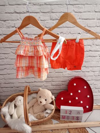 Ensemble neuf été Gémo 12mois