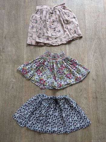 Lot de 3 jupes monoprix coton bio 3 ans