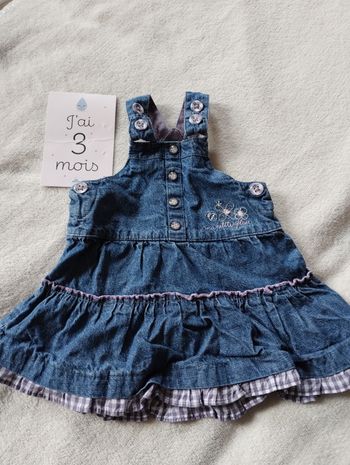 Robe salopette 3 mois