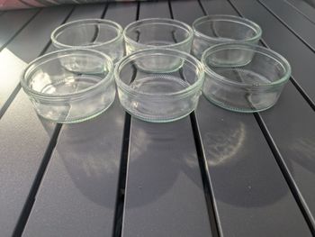 Lot 6 ramequins en verre