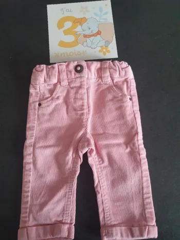 Pantalon rose 3 mois