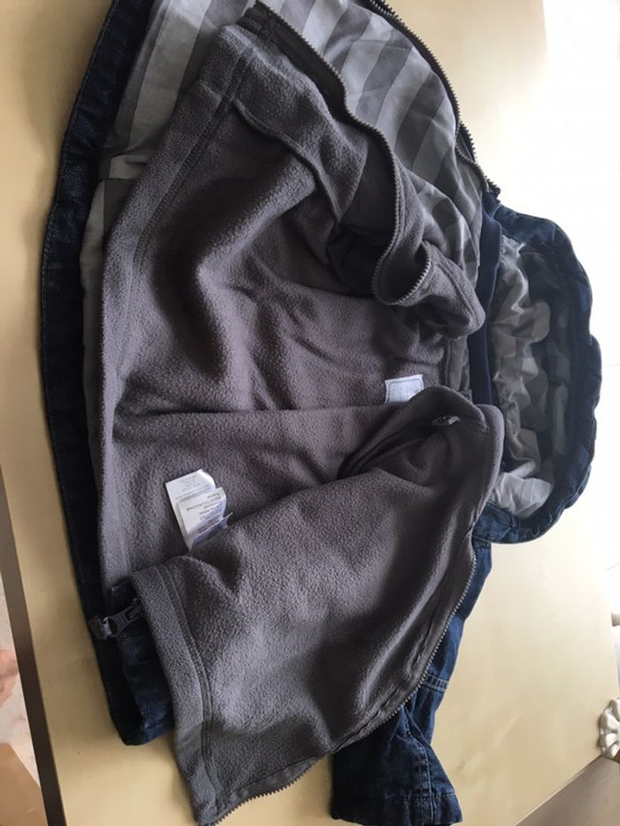 Manteau doublé verbaudet 9 mois