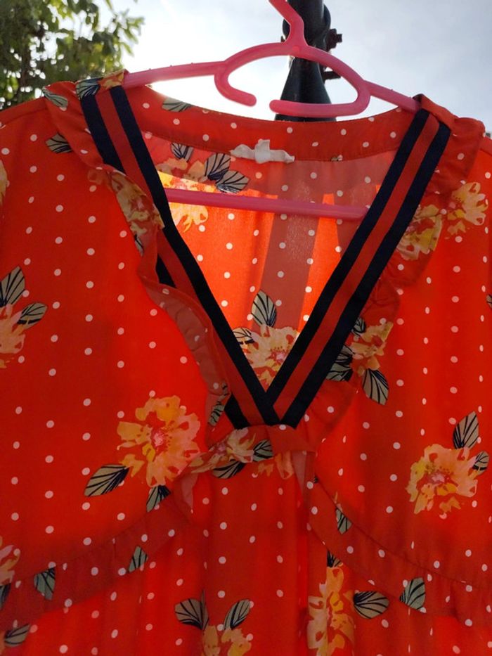 Robe légère rouge Kilky taille L - photo numéro 2
