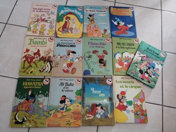Livres Disney anciennes génération