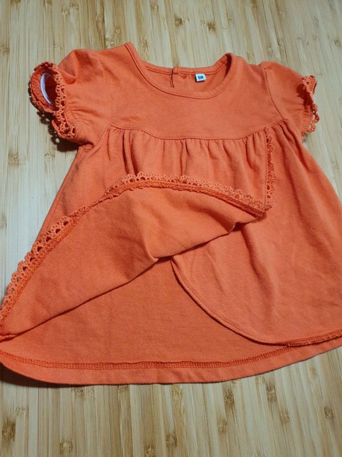 Blouse chemise haute t-shirt 6 mois - photo numéro 2