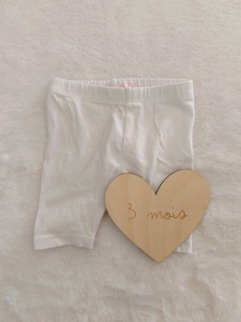 Legging court bébé fille