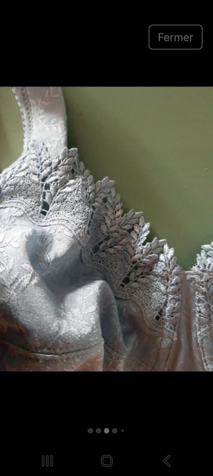Soutien gorge gris perle - photo numéro 3