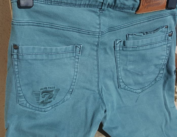 Pantalon vert bleu Catimini 14 ans - photo numéro 4