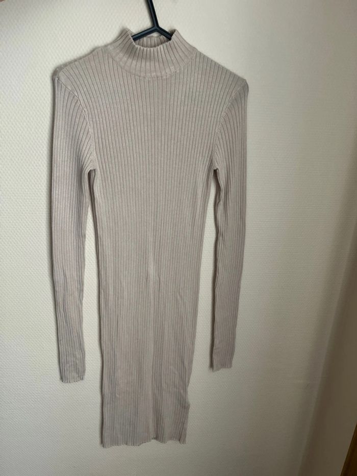 Robe pull beige taille XS - photo numéro 7