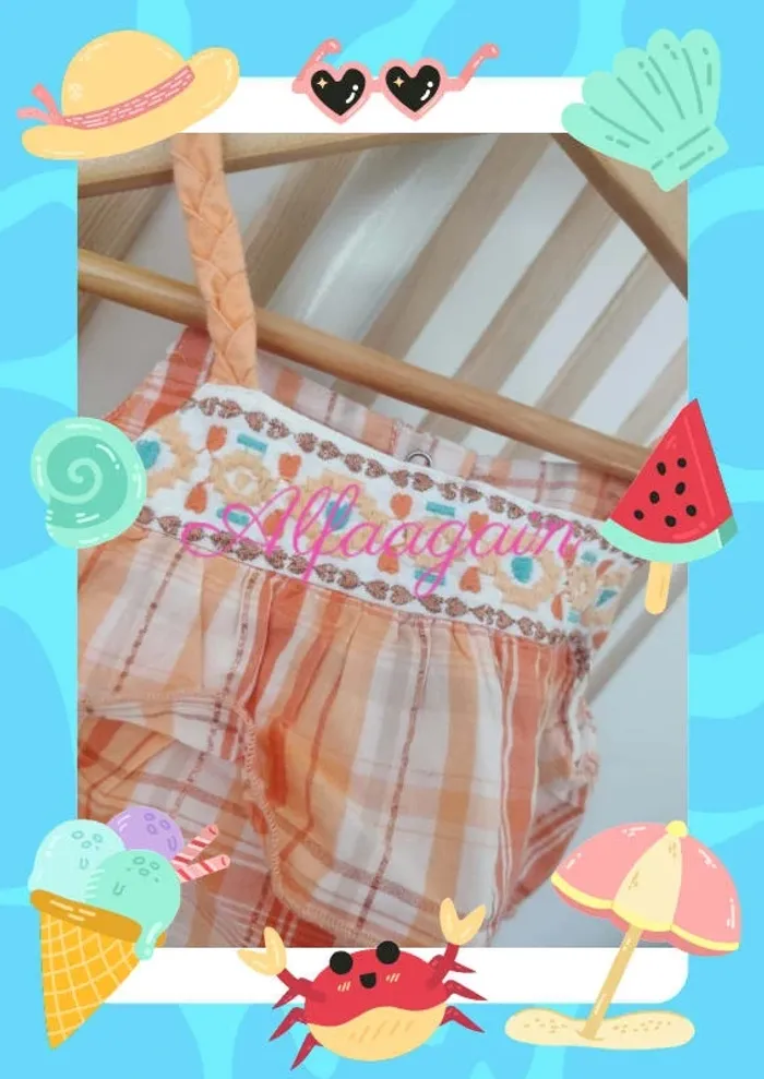 Ensemble neuf été 12mois orange - photo numéro 4