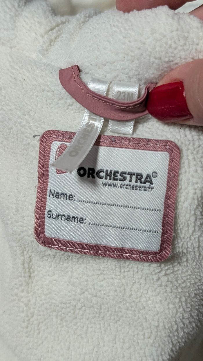 Manteau hiver fille 23 mois Orchestra - photo numéro 2