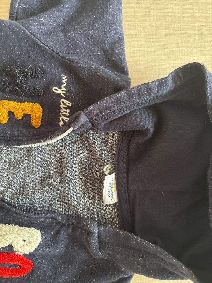 Veste à capuche 9 mois - photo numéro 2