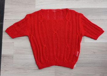 T-shirt femme rouge Folio taille 38