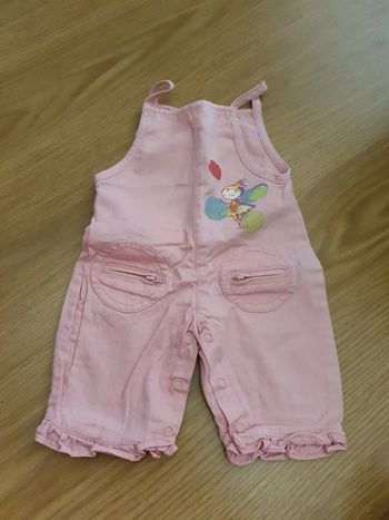 salopette influx 3 mois rose