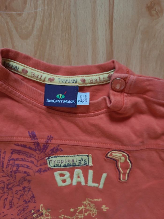 T-shirt bali sergent major 2 ans 86cm - photo numéro 2