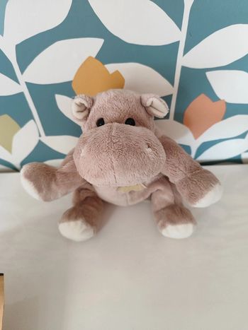 Peluche hippopotame histoire d'ours