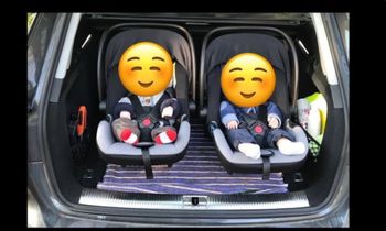 2 Sièges auto Mountain Buggy protect™ + base isofix i-Size kit jumeaux
