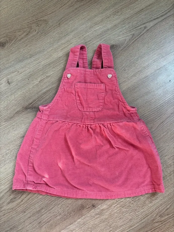 Robe velours corail TAO