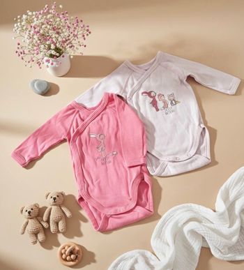 Lot de bodies bebe fille 