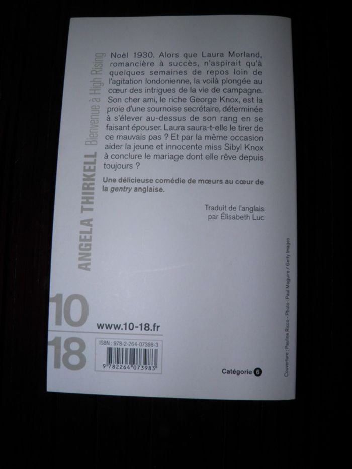 Roman Bienvenue à High Rising (Angela Thirkell) NEUF - photo numéro 2