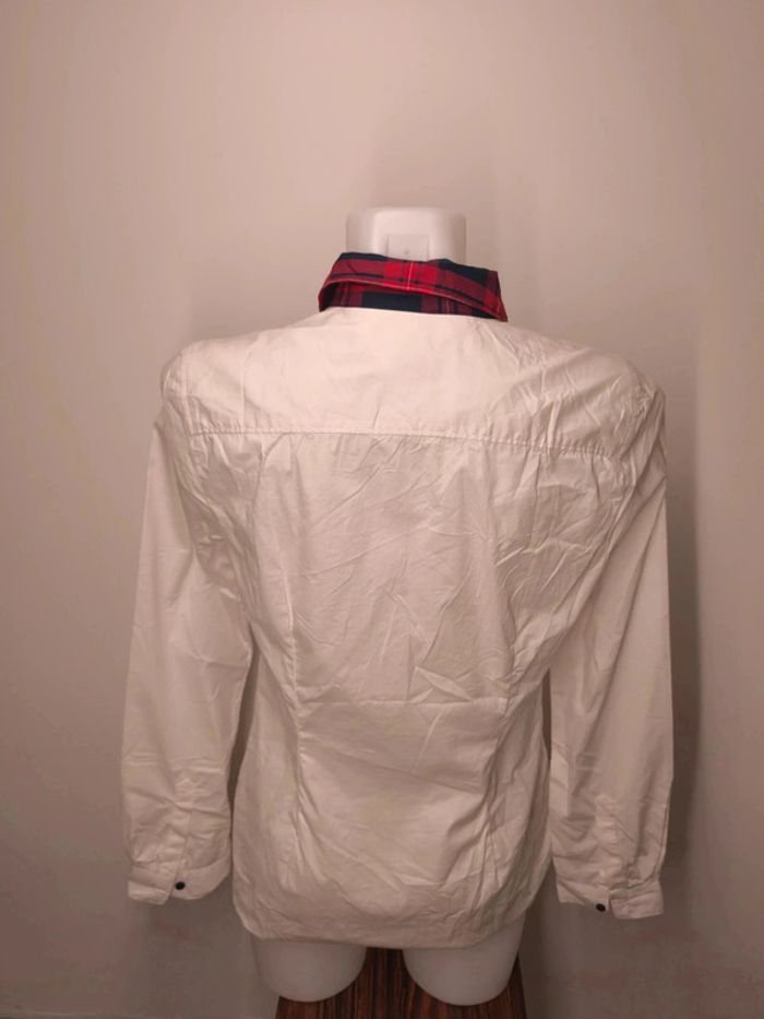 Chemise Tommy Hilfiger Femme Taille M Blanc-Rouge - photo numéro 2