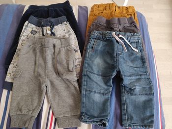 6 pantalons/joggings