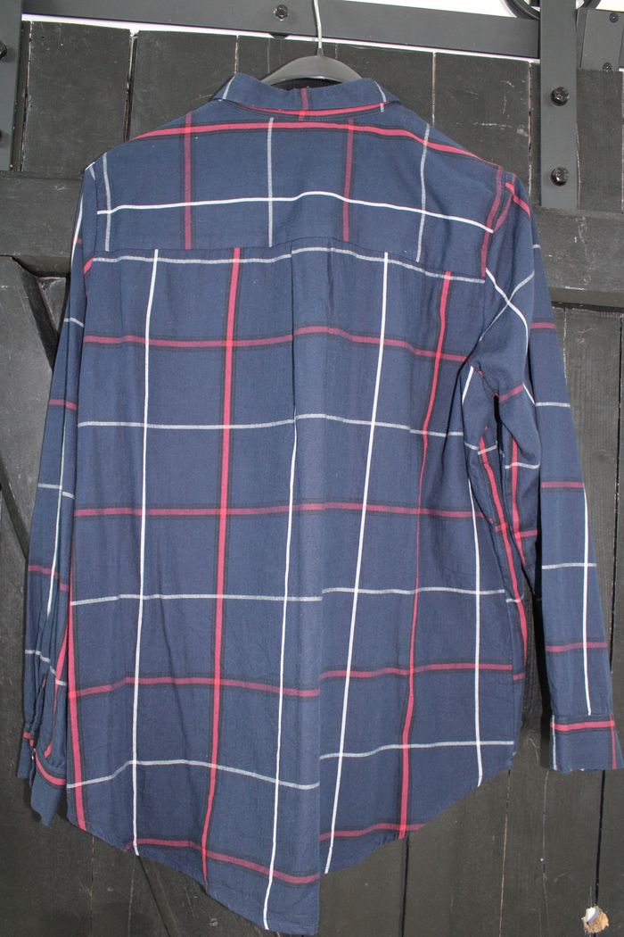 Chemise bleu marine à carreaux - photo numéro 3