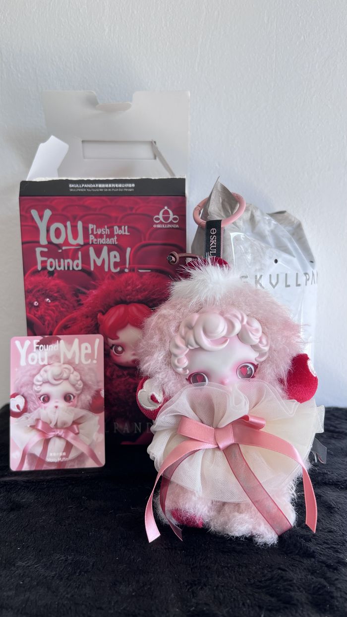 [Sealed] PopMart – Skullpanda Moldy Muffin🌹 You Found Me! Series Plush Doll Pendant - photo numéro 2