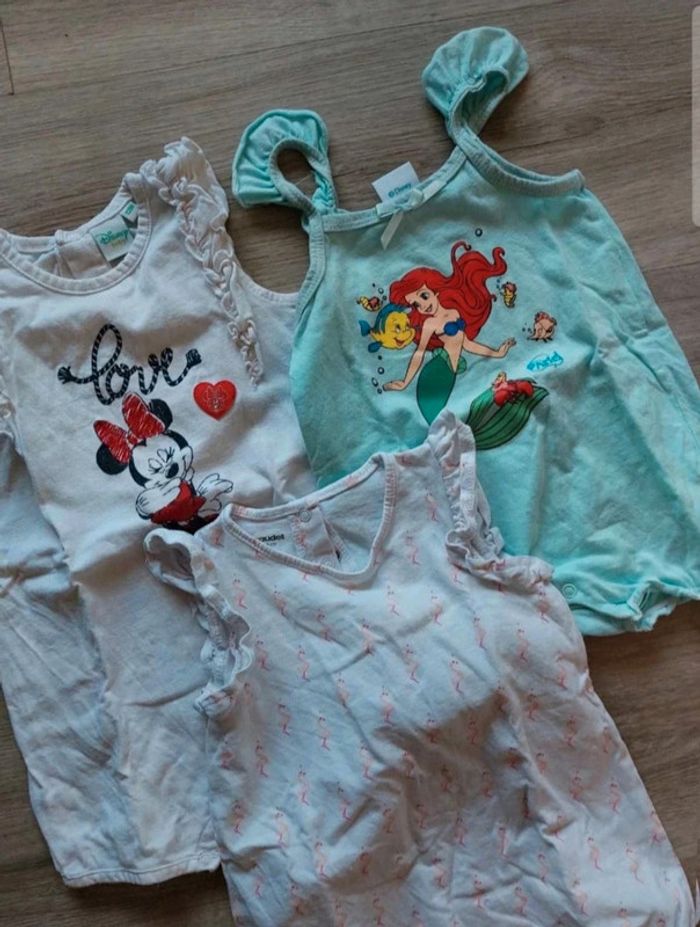 Lot de combishort 12 mois