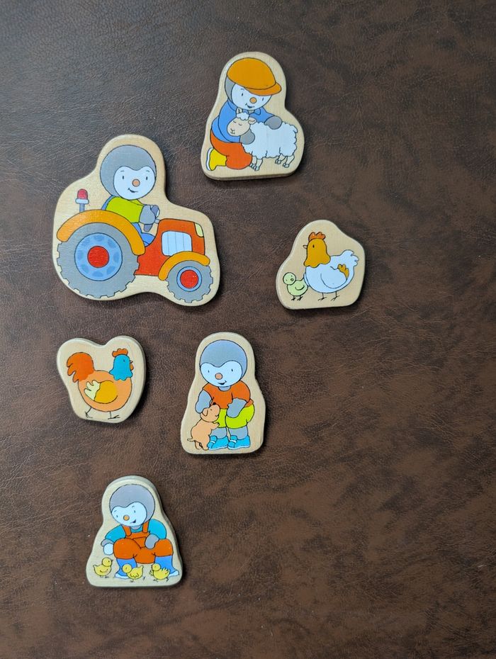 Lot de 6 aimants T'choupi - photo numéro 3