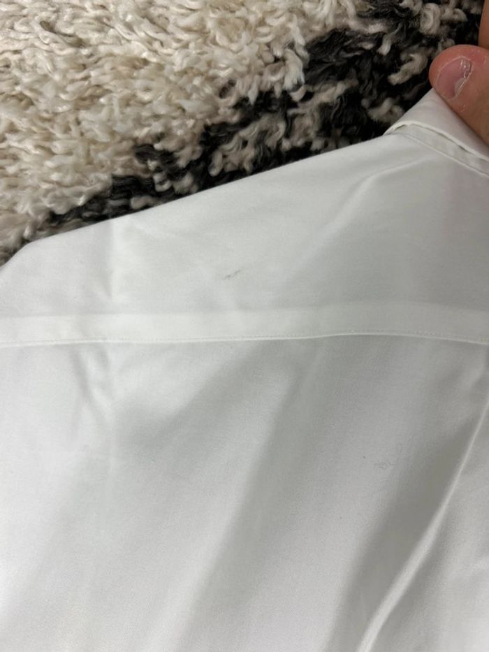 Chemise Ralph Lauren blanche logo brodé blanc nouvelle collection style old money taille L - photo numéro 14