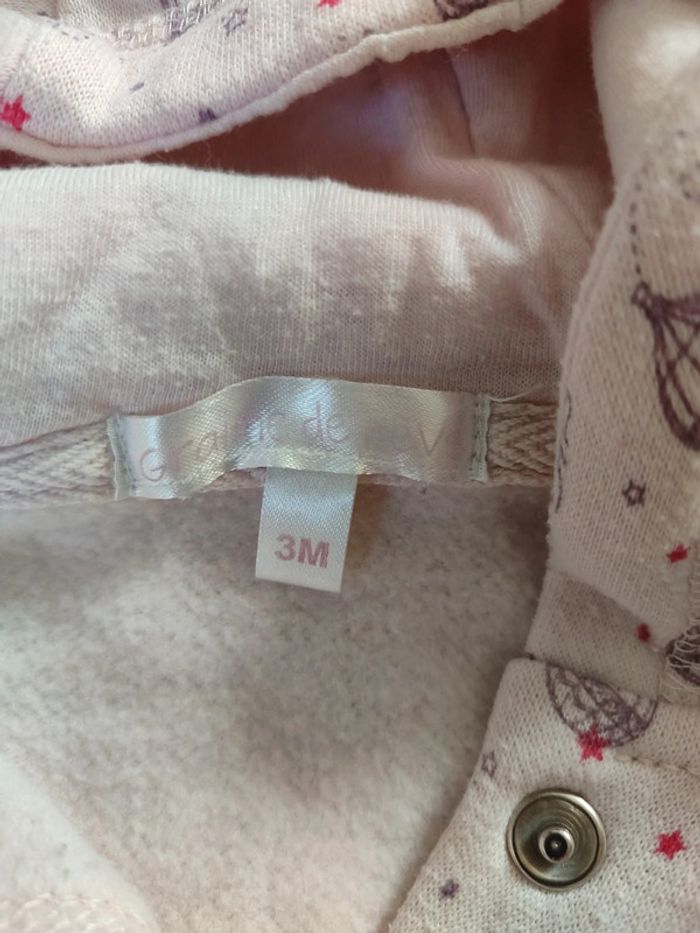 Sweat fille 3 mois - photo numéro 2