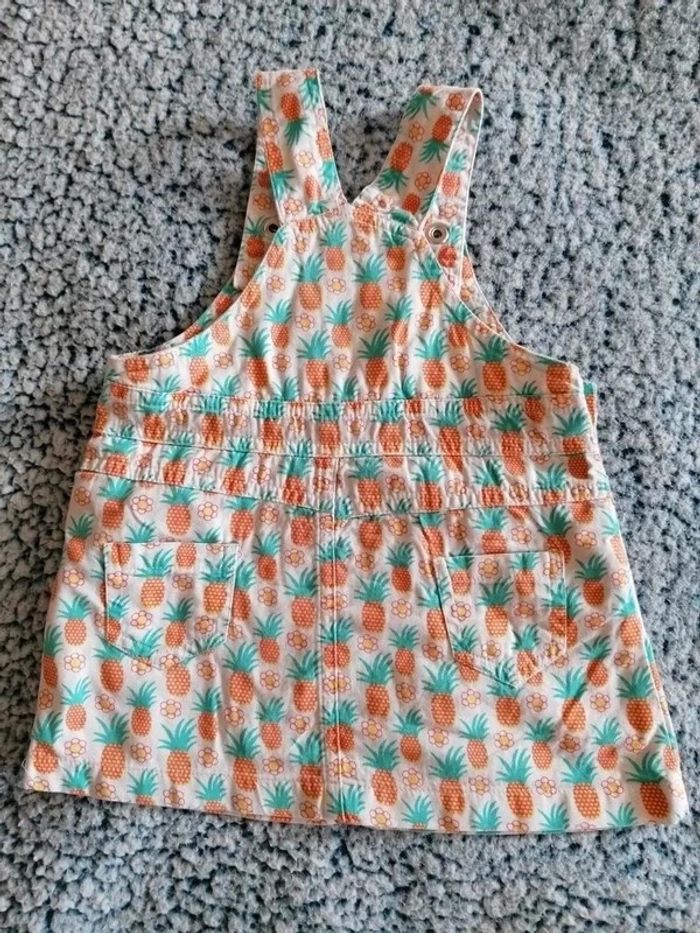 Robe fille motif palmiers taille 6 mois - photo numéro 2