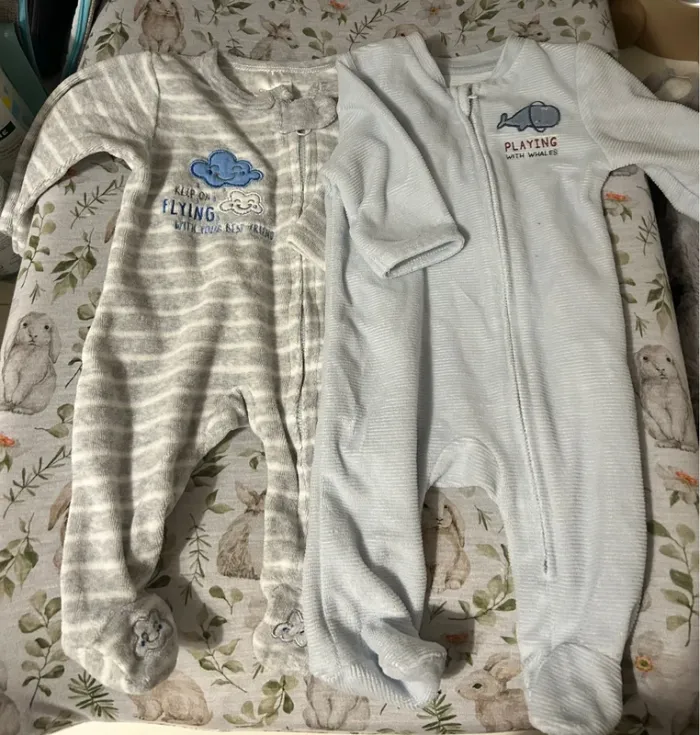 Lot pyjama velours garçon