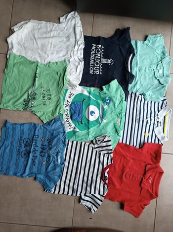 T-shirt manches courtes garçon 18 mois