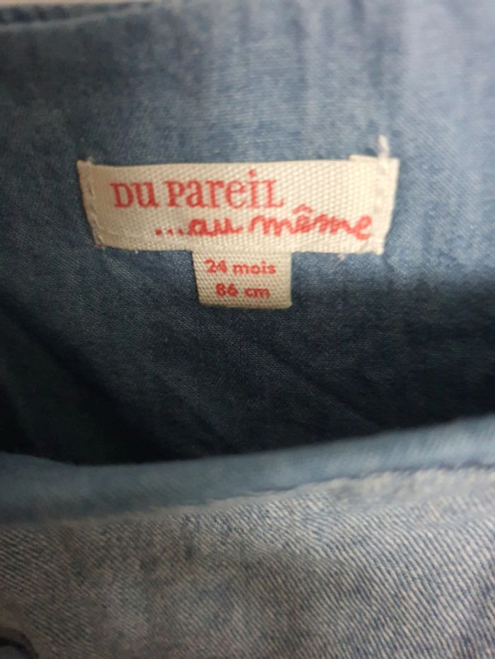 Robe dpam en jean 2 ans - photo numéro 4
