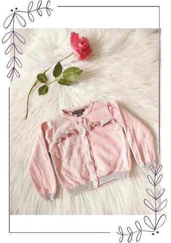 Gilet coton rose Primark 6-9 mois 74 cm