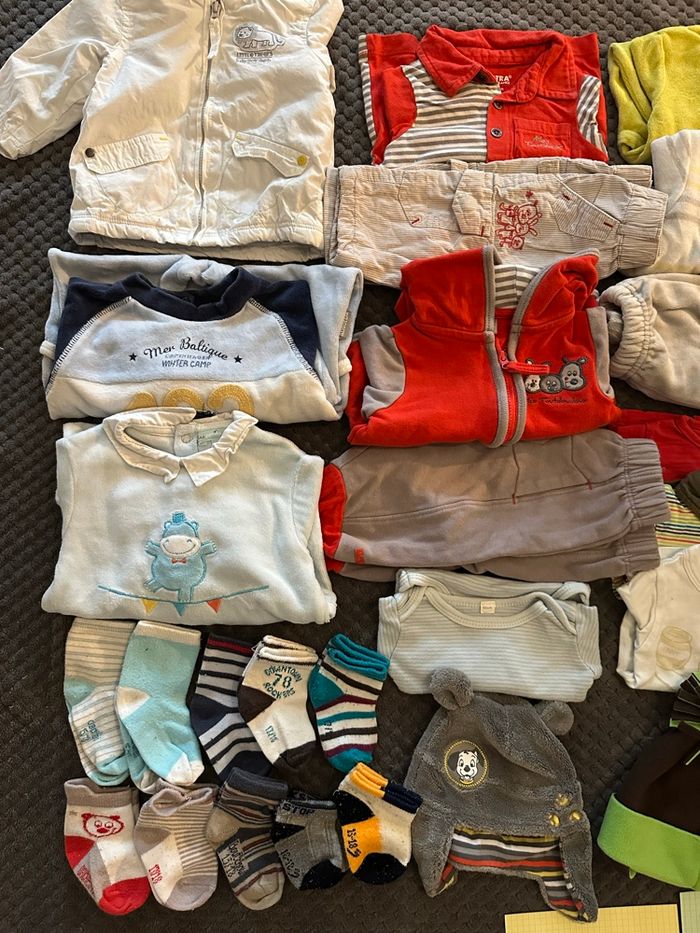 Lot vêtements bébé garçon 1 mois et 3 mois - photo numéro 5