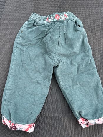 Pantalon chaud doublé polaire 12M