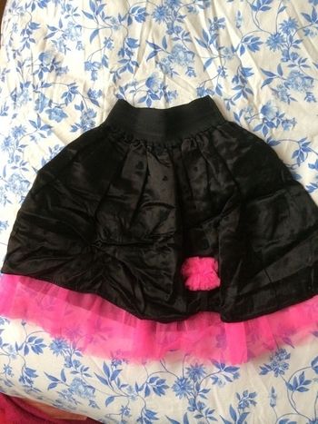 jupe 6 ans noir et rose