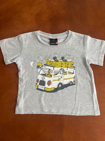 T-shirt manches courte Gris 2 ans QuickSilver 