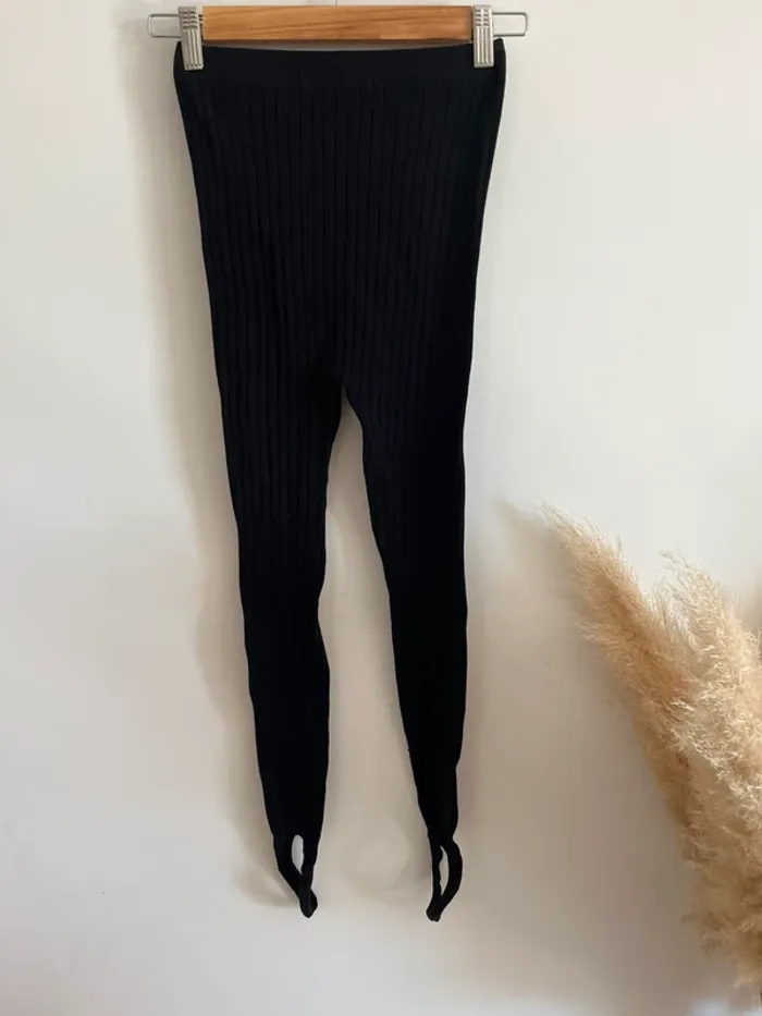 Legging fuseau noir Zara - photo numéro 5